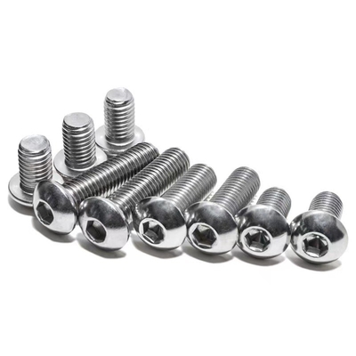 SS304 Stainless Steel Hex Socket Button Head Screws ISO3506-1 Metric A2-70