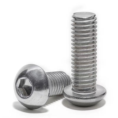 SS304 Stainless Steel Hex Socket Button Head Screws ISO3506-1 Metric A2-70