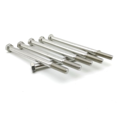 DIN 931 A4 70 SS 316 Stainless Steel Screws Nuts Bolts M2x8 Hex Cap Screws Partially Thread