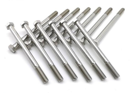 DIN 931 A4 70 SS 316 Stainless Steel Screws Nuts Bolts M2x8 Hex Cap Screws Partially Thread