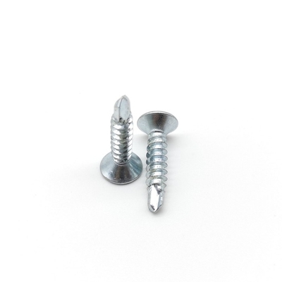 Phillips Zinc Coated Self Tapping Screws Self Drilling Screws Pan Head #2 Point Steel