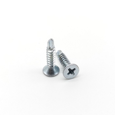 Phillips Zinc Coated Self Tapping Screws Self Drilling Screws Pan Head #2 Point Steel
