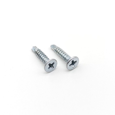 Phillips Zinc Coated Self Tapping Screws Self Drilling Screws Pan Head #2 Point Steel